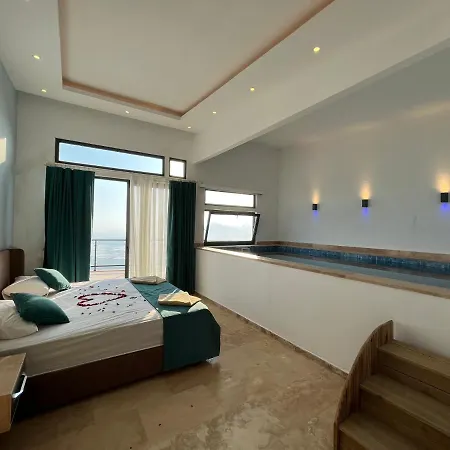With Indoor Pool And Nature View For 4 People Kas, Kalkan - Awz 122