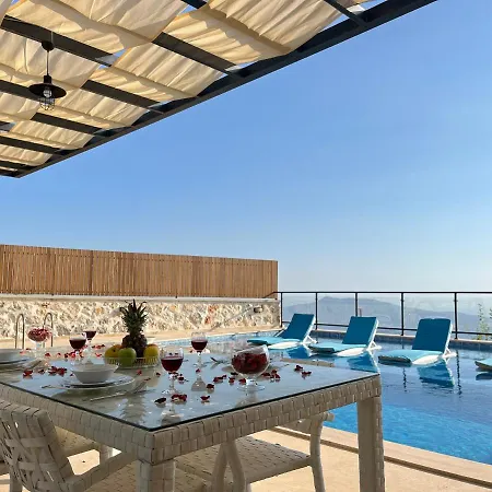 Villa With Indoor Pool And Nature View For 4 People Kas, Kalkan - Awz 122