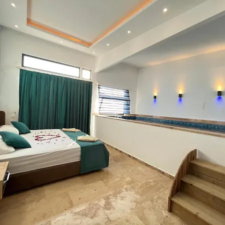 With Indoor Pool And Nature View For 4 People Kas, Kalkan - Awz 122
