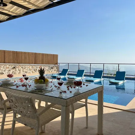 Villa With Indoor Pool And Nature View For 4 People Kas, Kalkan - Awz 122 Kaş
